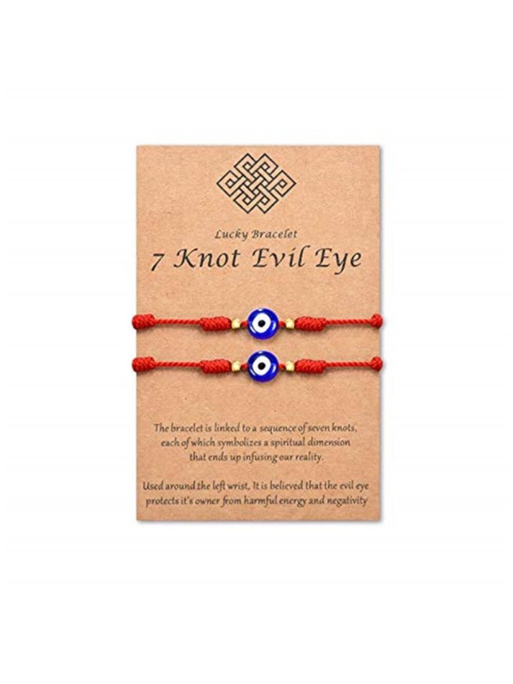 Red String Evil Eye Bracelet Adjustable Protection Lucky Charm Beaded Bracelet